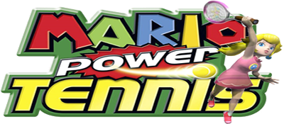 Mario Power Tennis logo for Gamecube